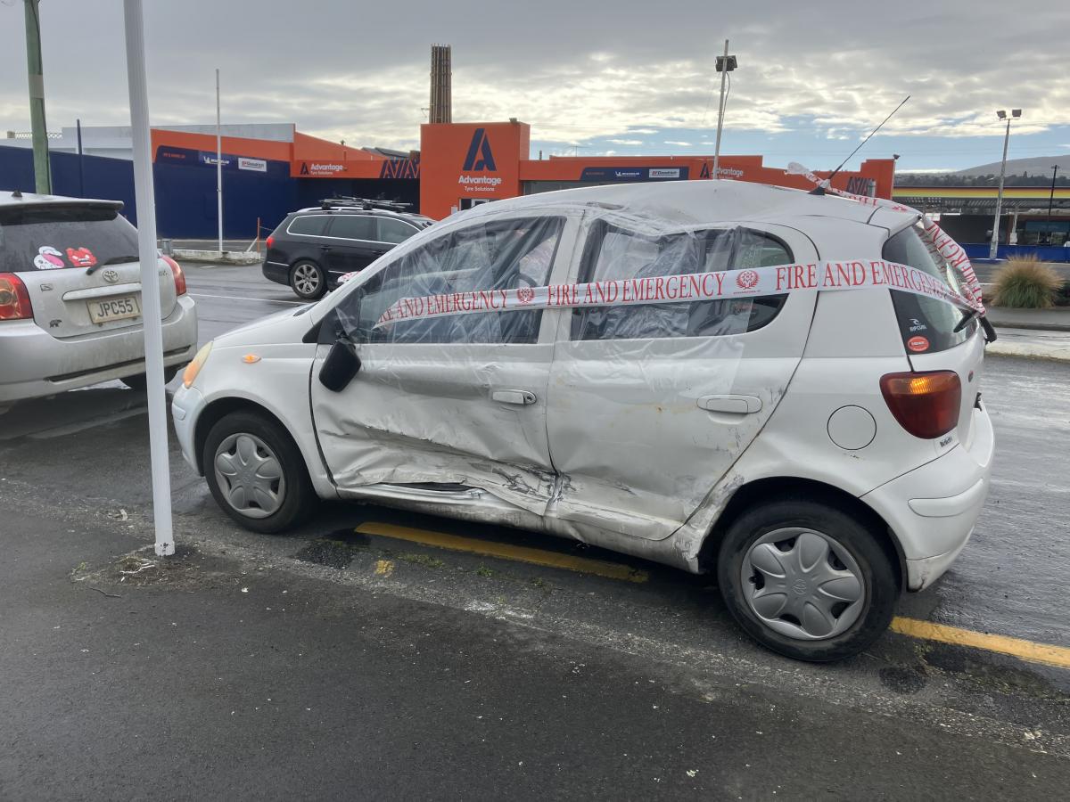 'I thought I had killed someone': Lucky escape after crash sends car rolling