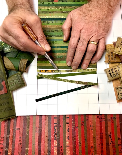 Maine artist turns unwanted books into art