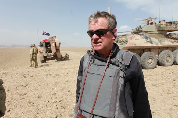 Chris Masters in Uruzgan province, Afghanistan.