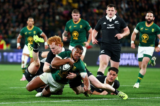 Springboks turn tables on All Blacks with record win in Wellington