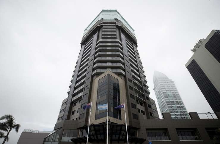 The three-bedroom penthouse for sale at 20E/9-17 Byron Avenue, in Takapuna, Auckland. Photo / Supplied