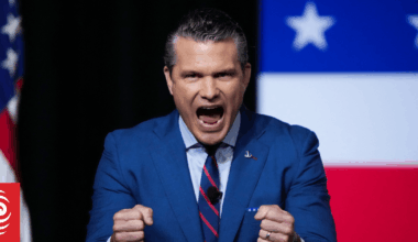 US defence leader's speech slamming 'fat generals' and 'beardos' met with silence