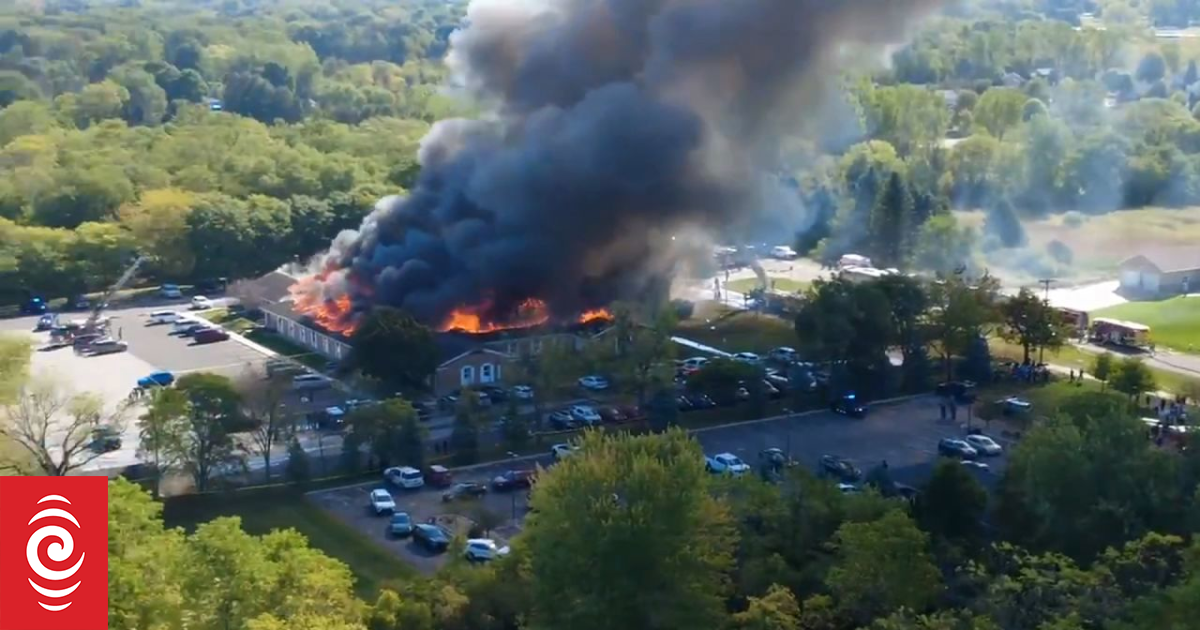 Multiple victims in Michigan church shooting, church on fire