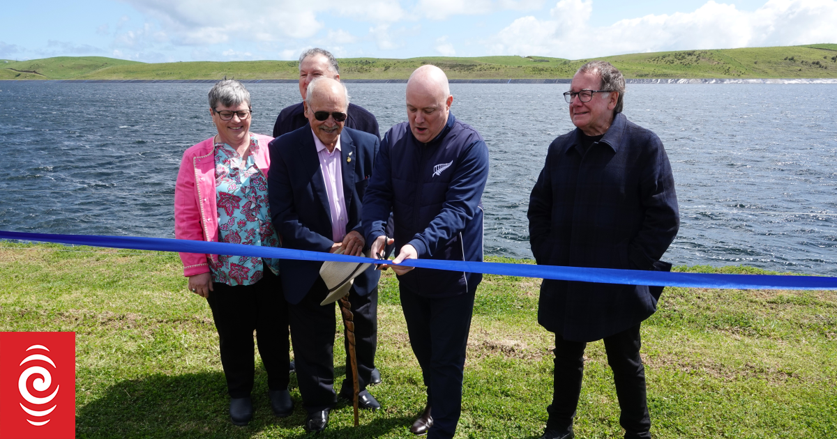 Waihekeora Reservoir formally opened in drought-plagued corner of Northland
