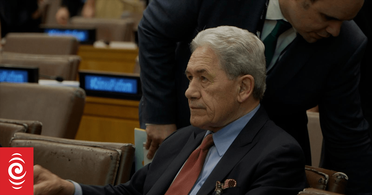 Winston Peters drops 'a truth bomb' at UN function on big four emitters