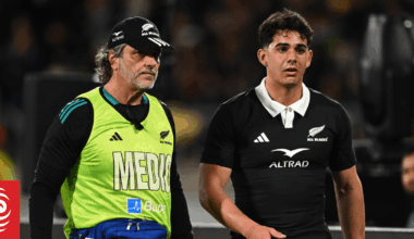 All Blacks halfback Noah Hotham suffers broken leg, Rugby Championship over