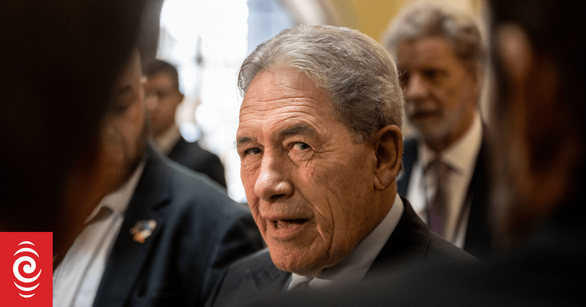 Winston Peters scolds David Seymour for 'talking out of his field' on Palestine