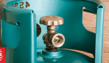 Two injured after gas bottle explodes on work vehicle