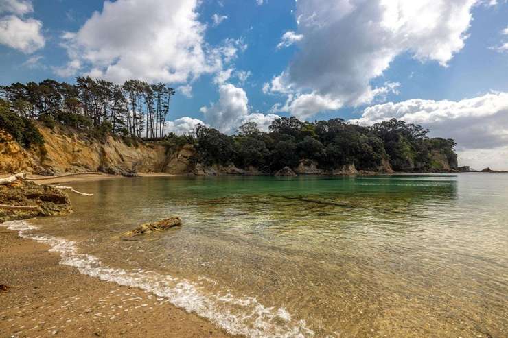 A 4.4ha block, complete with farmhouse, is up for grabs at 54 Korora Road, in Oneroa. The vendors bought it in 1971 for $43,000. Photo / Supplied