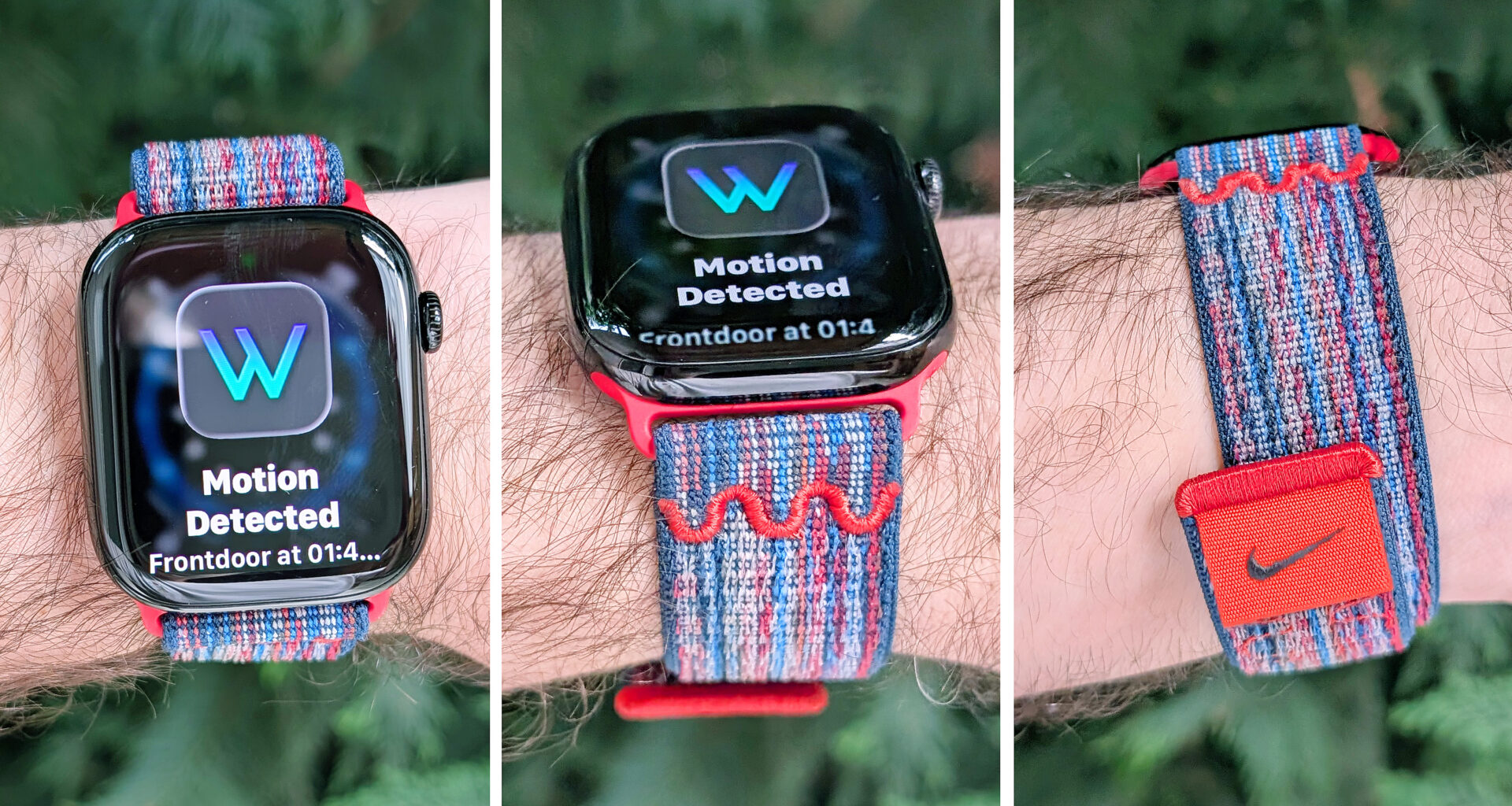 Close-up of the Apple Watch Series 10 on a user's wrist showing the new wrist flick gesture used to dismiss notifications hands free