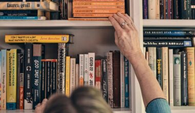 A stack of Graham Greene on Jennifer Egan's bookshelves. MUST CREDIT: Photo for The Washington Post by Christopher Gregory-Rivera