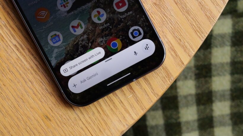 Google Pixel 10 Pro on blanket gemini