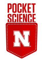 Pocket Science words above a red pocket