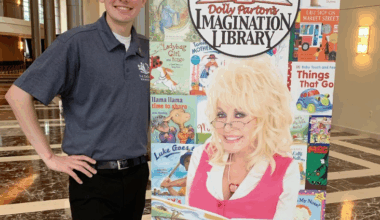 Kyle DeGood, founder of the DeGood Foundation, brought Dolly Parton