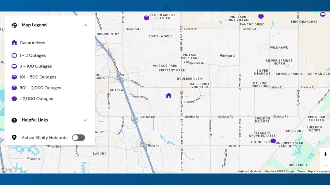 Xfinity outage affects thousands in Northern California