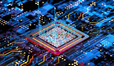 Stock image of an AI computing chip.