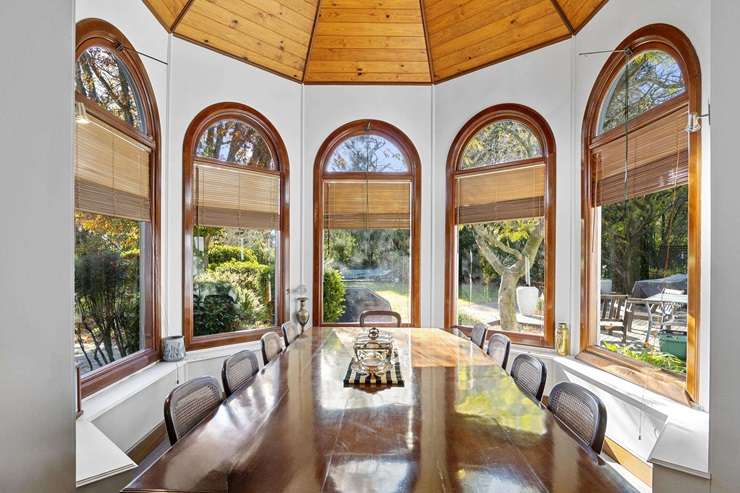 An eye-catching home at 602 Yaldhurst Road, in Yaldhurst, Christchurch, is attracting strong buyer interest. Photo / Supplied