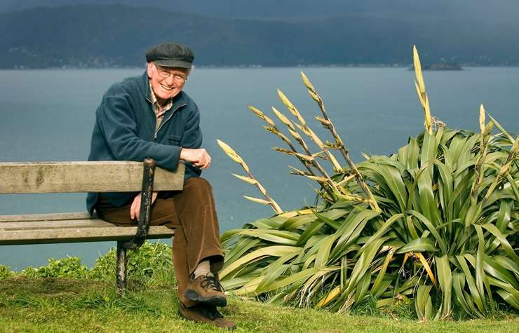 Maurice Gee at the Auckland Writers & Readers Festival in 2012. Photo / Steven McNicholl
