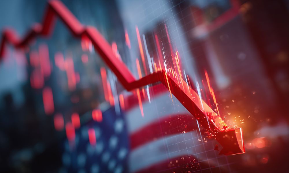 US stocks continue downward trend for the third day in a row