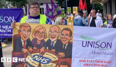Dorset NHS workers vote to strike over jobs transfer plan