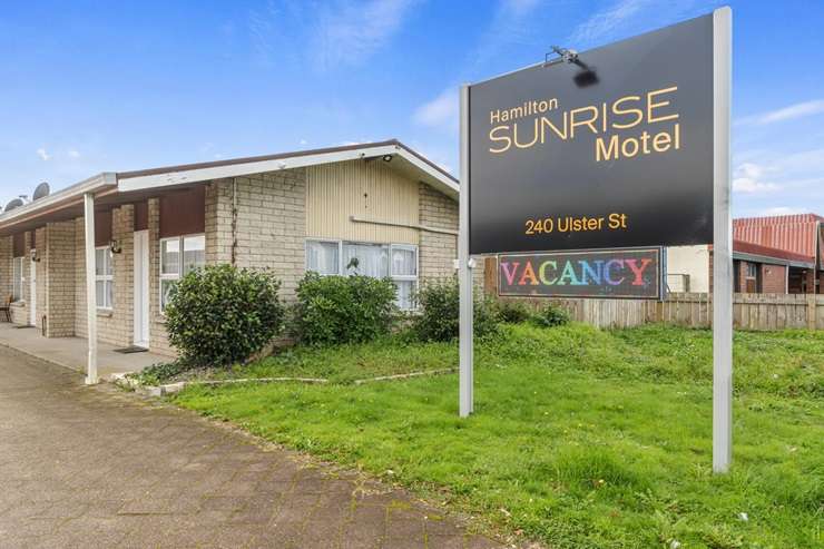 A Hamilton buyer has bought Abbey Motel, on Lorne Street, in Melville, which has previously been used as emergency accommodation. Photo / Supplied