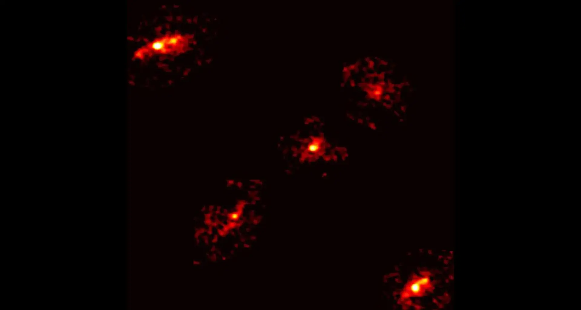 Rare Einstein cross with extra image reveals hidden dark matter