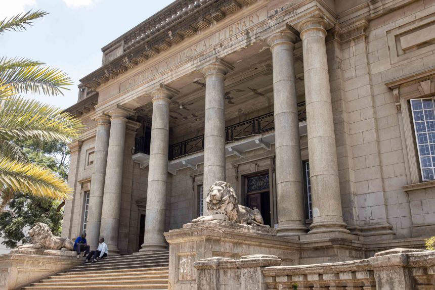The McMillan Memorial Library is one of the oldest public libraries in Nairobi, Kenya.