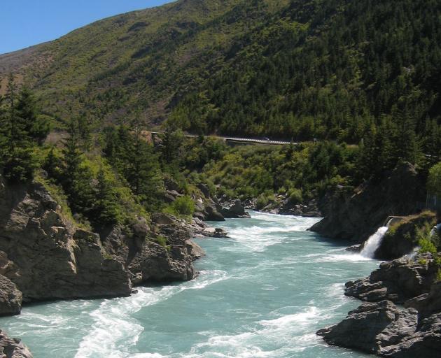 The Kawarau Gorge where Roaring Meg joins the Kawarau River near Cromwell. File photo
