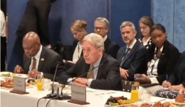 Peters lobs 'truth bomb' on climate change at UN