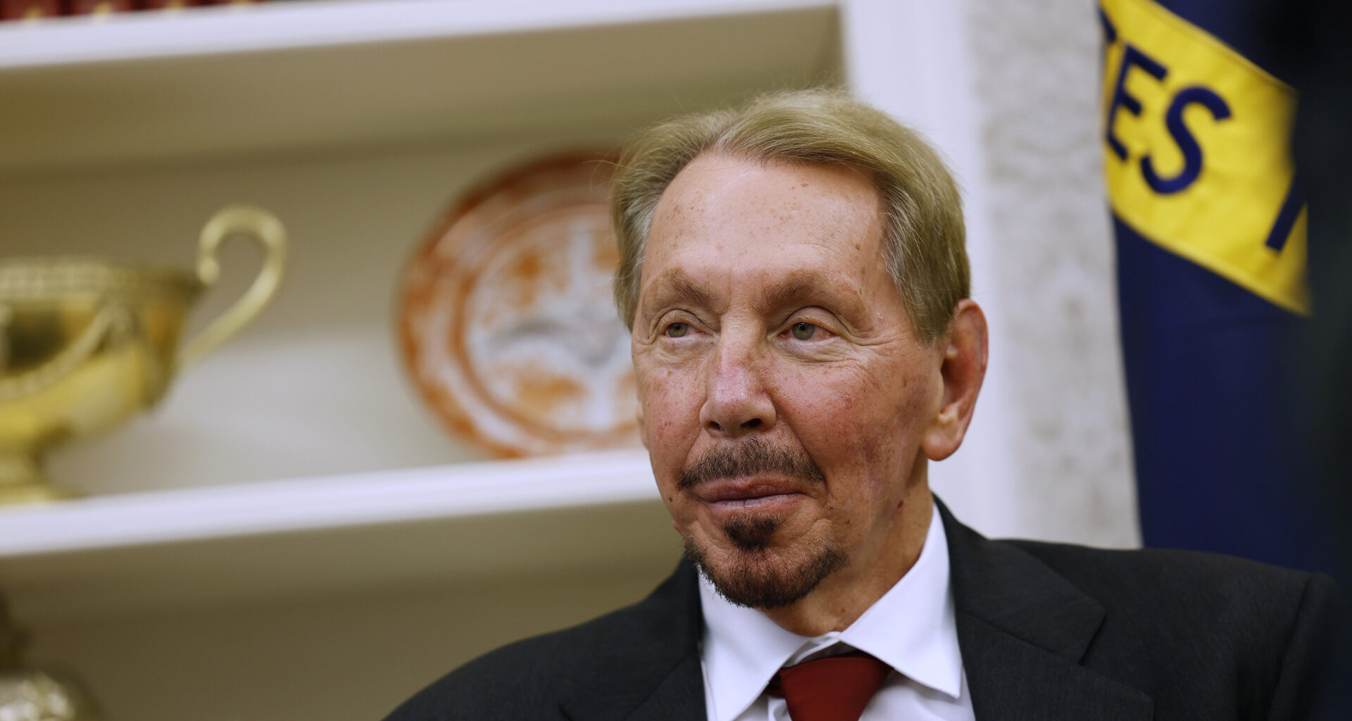 Larry Ellison in the oval office.