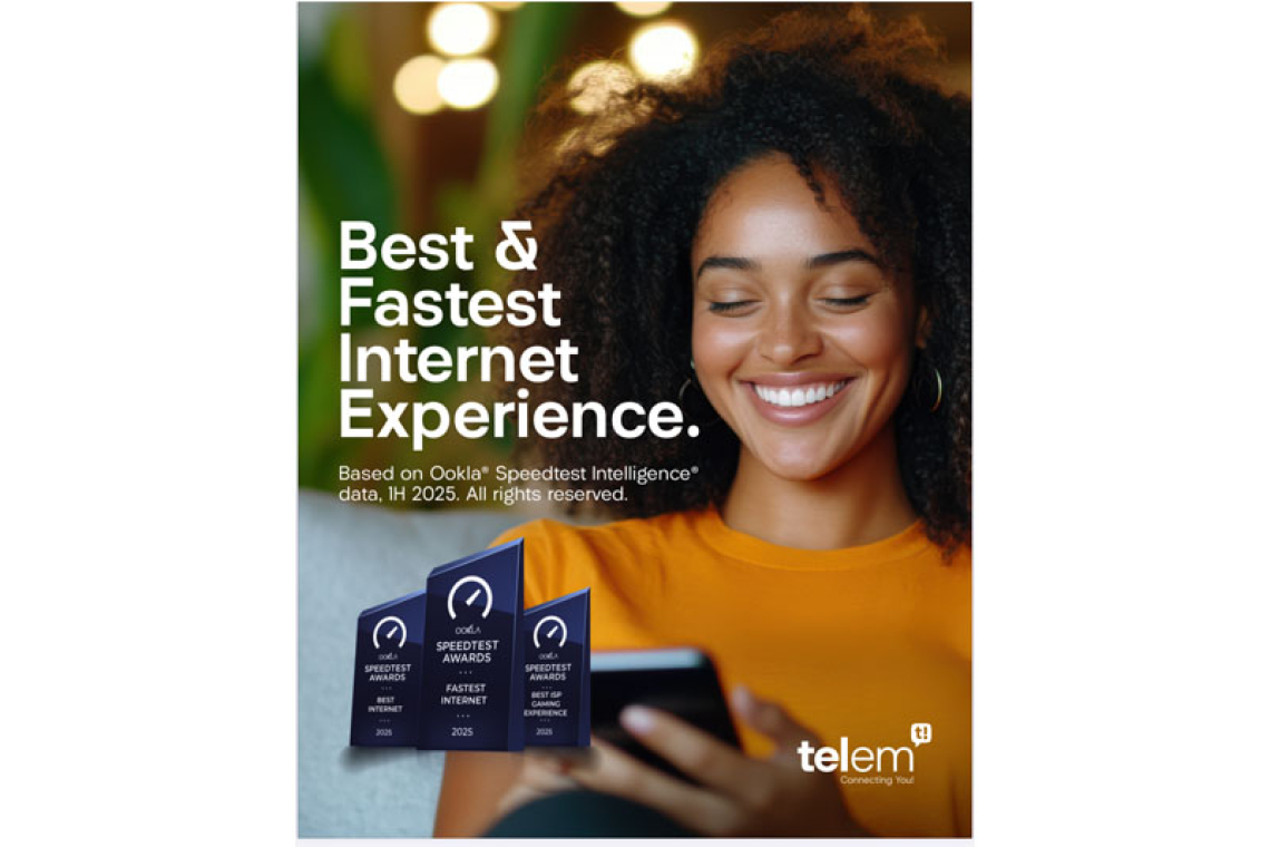TelEm earns triple honour  at Ookla Speedtest Awards