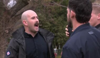 NZ-born neo-Nazi leader guilty of intimidating police officer
