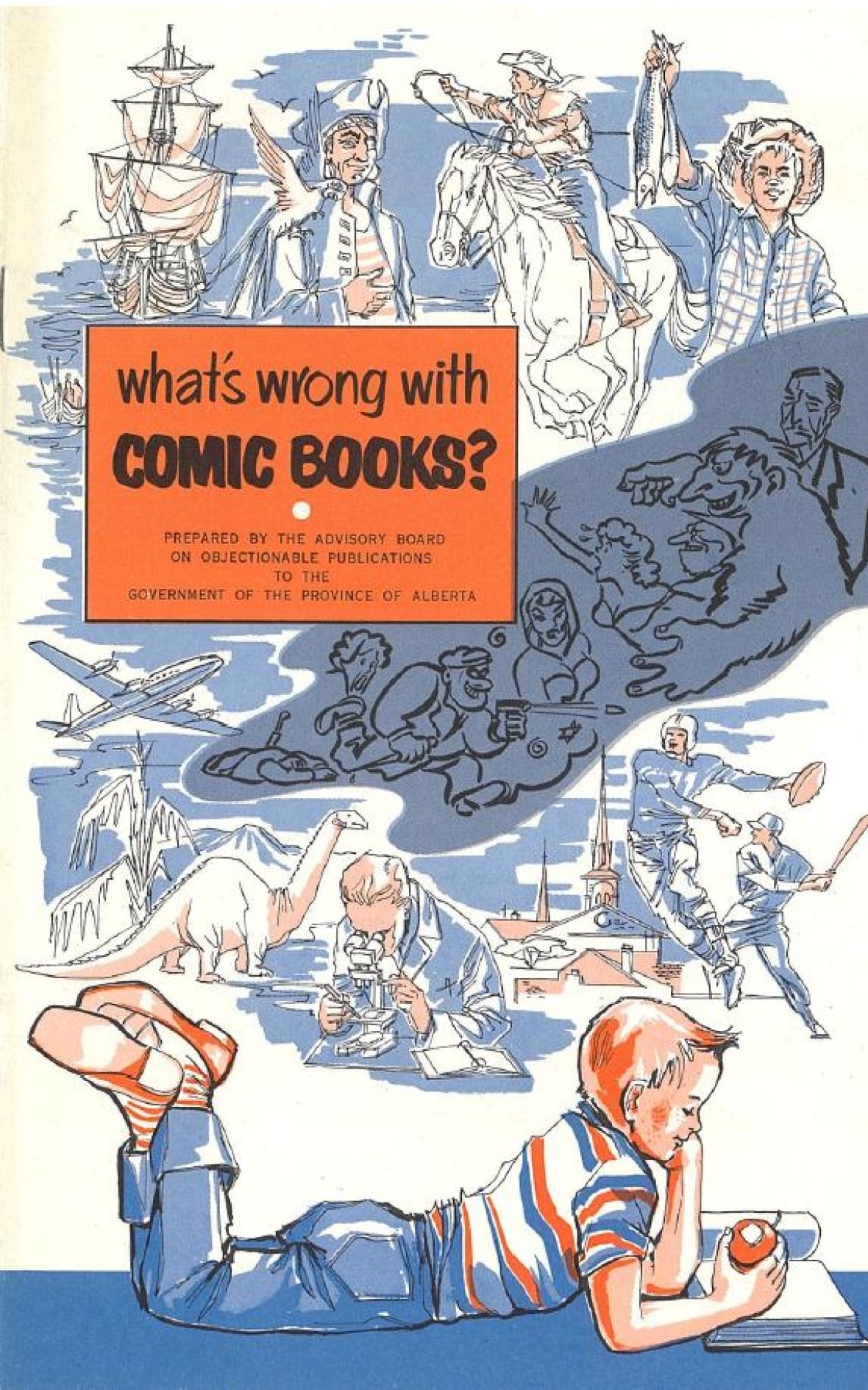 Title page of "What's wrong with comic books?" pamphlet.