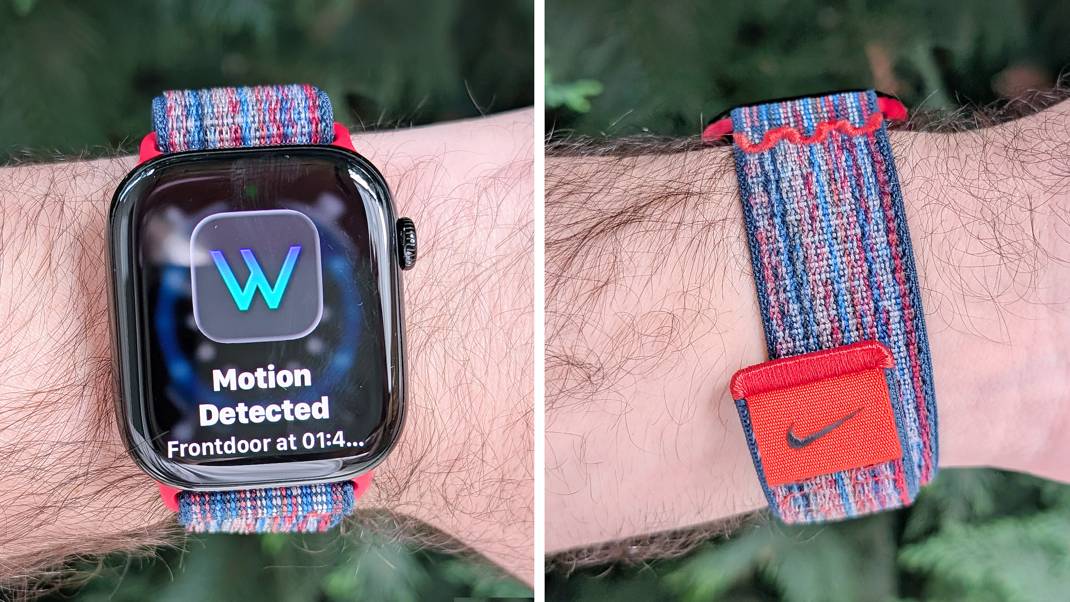 Close-up of the Apple Watch Series 10 on a user's wrist showing the new wrist flick gesture used to dismiss notifications hands free