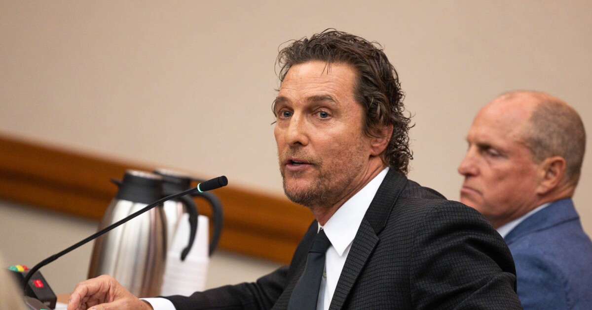 Matthew McConaughey will perform his new book of poems and prayers in Austin on Sunday