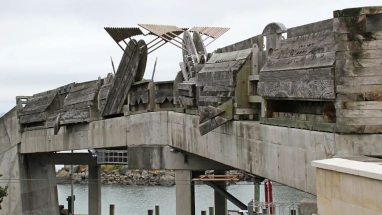 Wellington's City to Sea Bridge, which was built to provide a link between the waterfront and city centre. Photo: Supplied/ Tony Hisgett CC BY 2.0