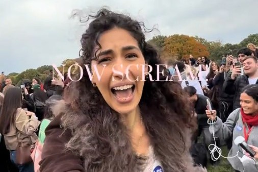 Mona Sharif of London Scream Club hosting a London Scream Squad event.