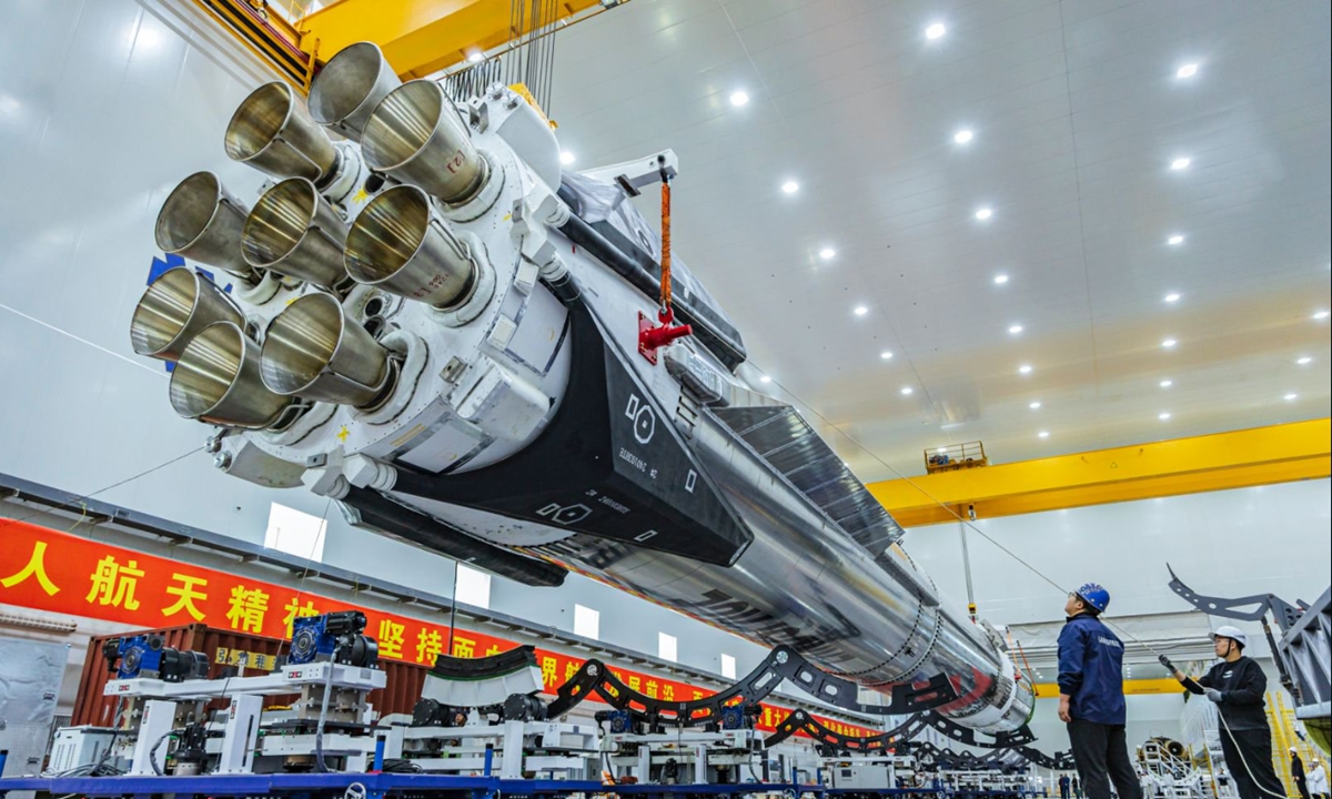 LandSpace's Zhuque-3 rocket Photo: Courtesy of LandSpace