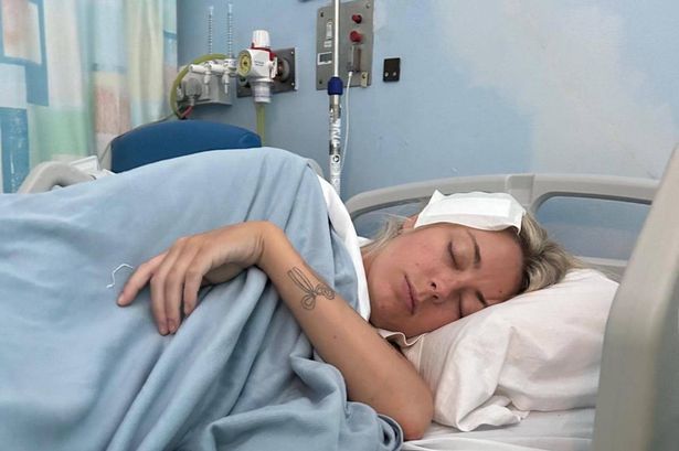 Jessie in hospital