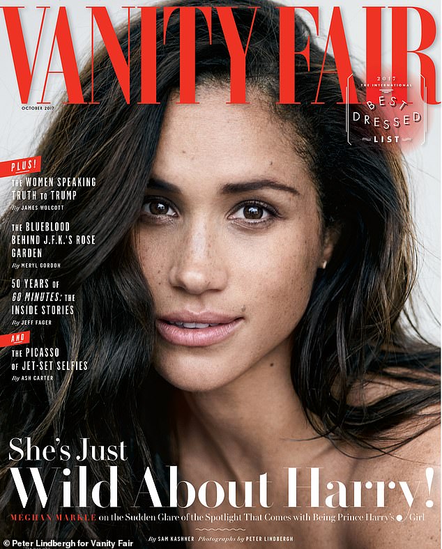 Her Paris jaunt led to much speculation she was soon to announce she had made the cover of Vogue. Meghan on the cover of Vanity Fair in October 2017