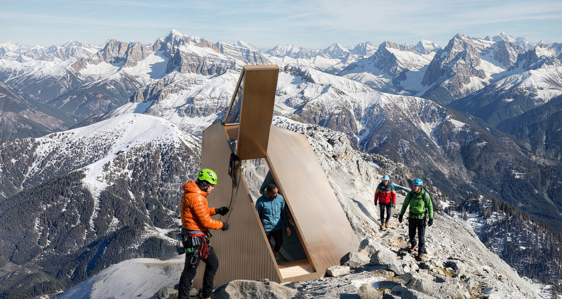 CRA–Carlo Ratti Associati Designs Self-Sufficient Bivouac Pavilion for the 2026 Milano Cortina Winter Olympics