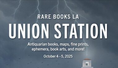 2025 Rare Books LA: Annual book fair to celebrate Academy Award-winning filmmaker Guillermo Del Toro at Union Station
