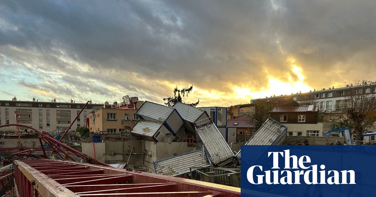 One dead after rare tornado topples construction cranes near Paris | Tornadoes