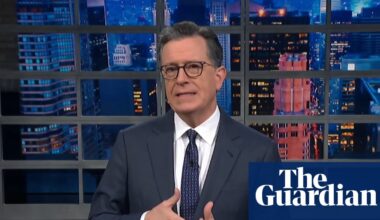 Stephen Colbert on Trump’s White House East Wing demolition: ‘so deeply unsettling’ | Late-night TV roundup