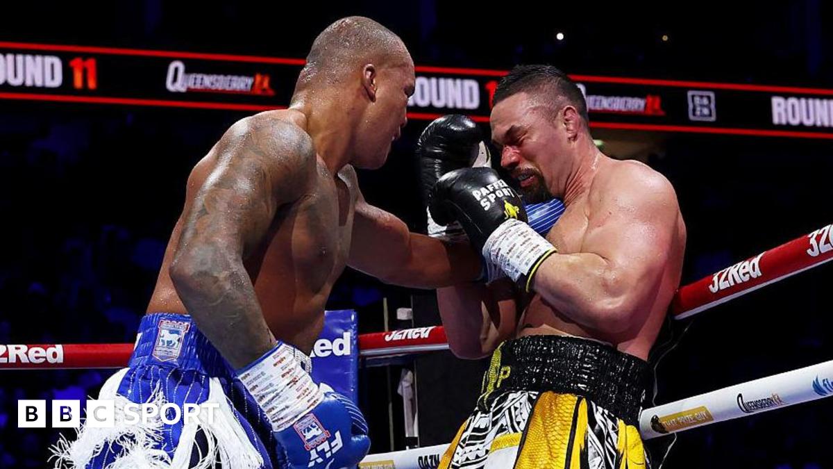 Joseph Parker is punches by Fabio Wardley