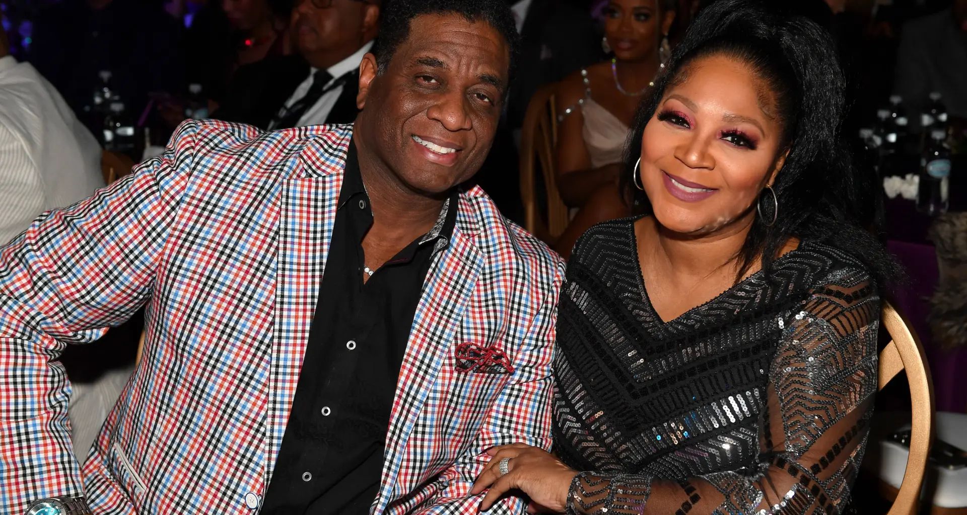 Trina with her husband, Von (Image via Getty)