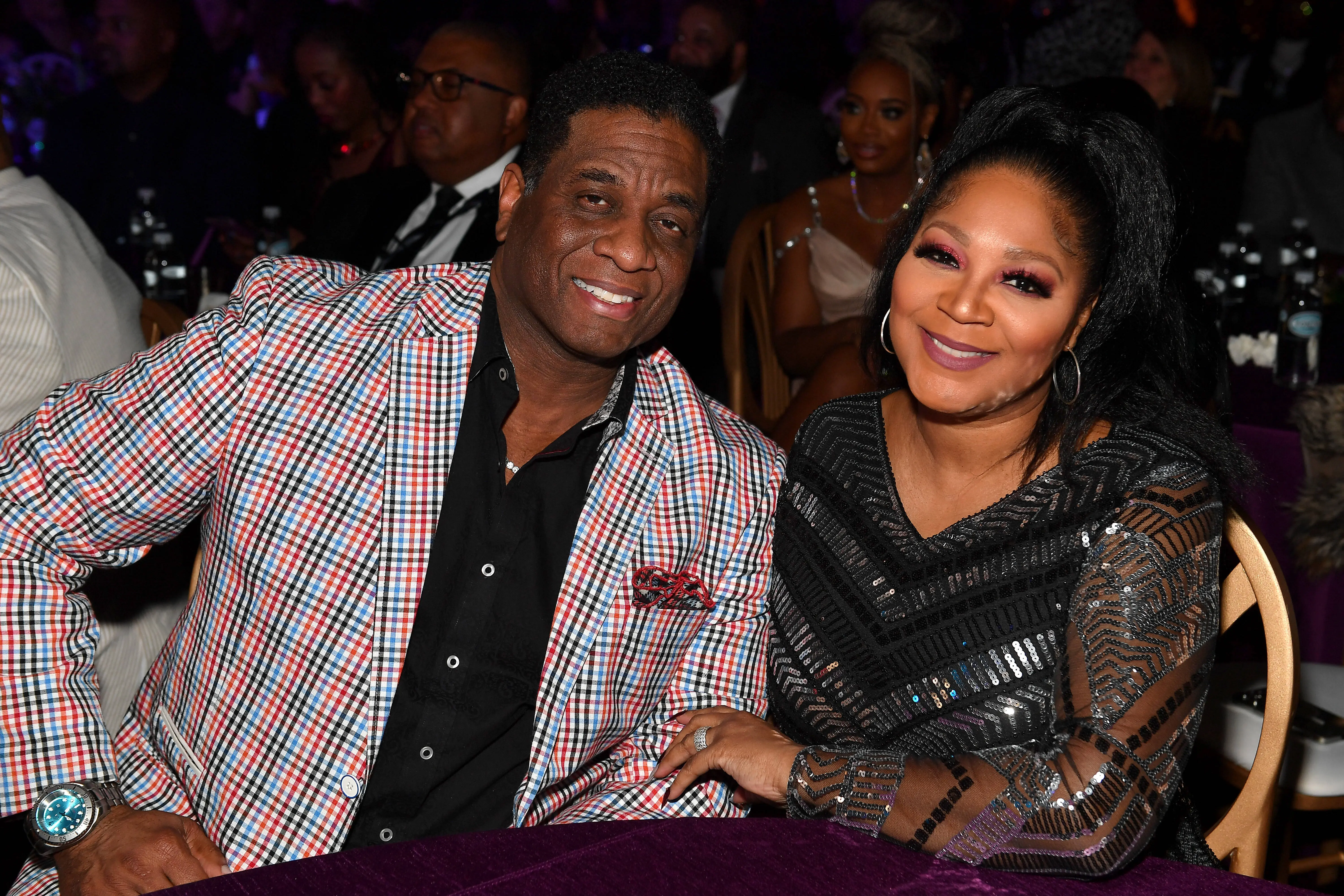 Trina with her husband, Von (Image via Getty)