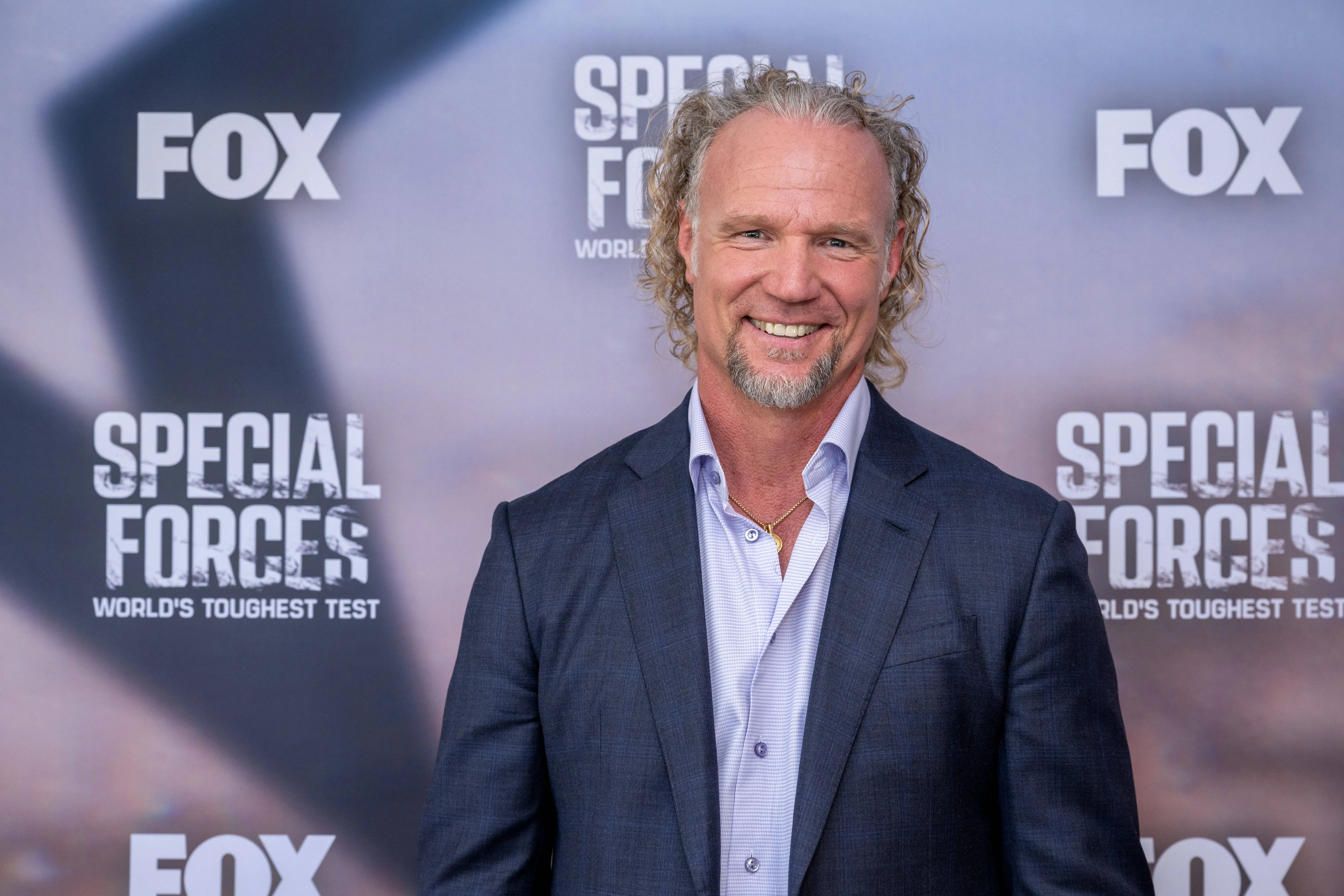 Sister Wives' Kody Brown attends the Fox's "Special Forces" Red Carpet (Image via Getty)