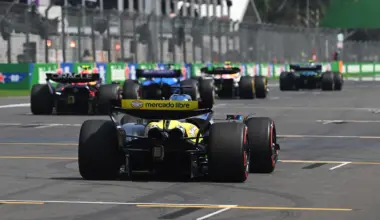 MEXICO CITY, MEXICO - OCTOBER 23: Oscar Piastri of Australia and McLaren speaks in the Drivers