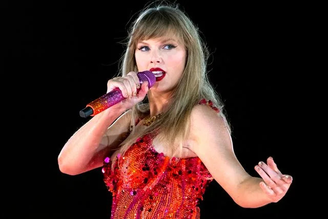 CHANDAN KHANNA/AFP via Getty Taylor Swift in October 2024